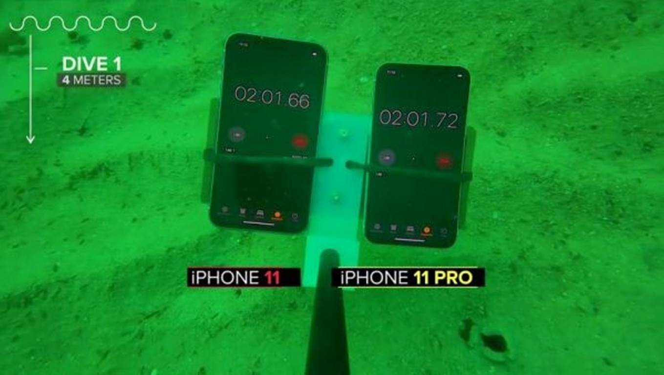 مقاومت در برابر آب -آیفون