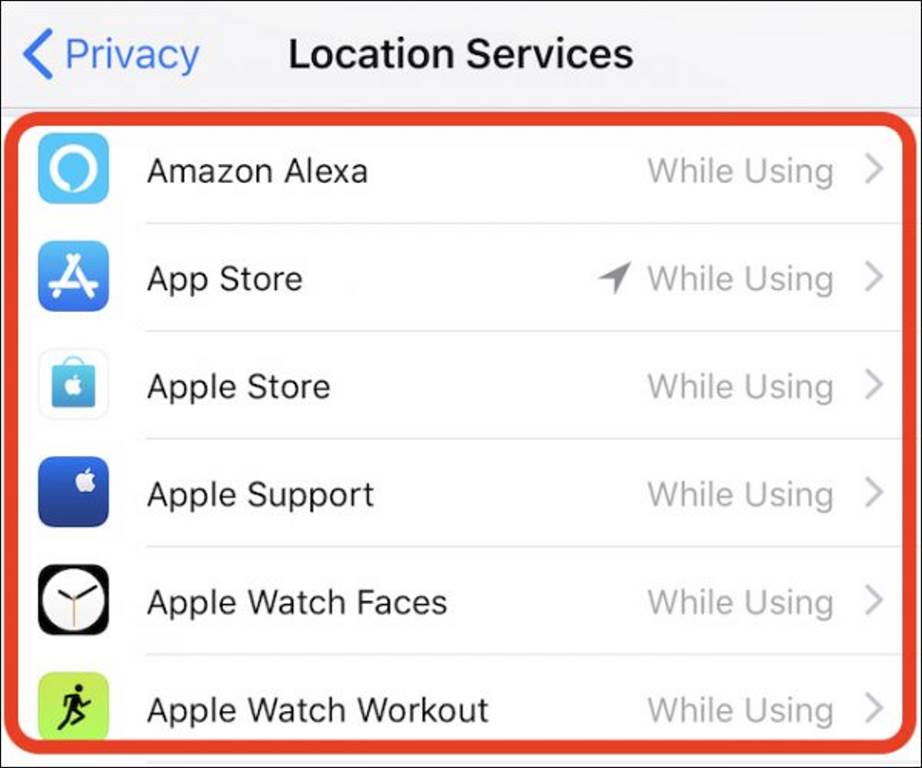 انتخاب یک اپلیکیشن