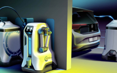 ایستگاه شارژ سیار خودروهای برقی با ربات هوشمند فولکس واگن